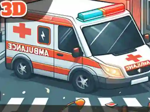 Xogo Ambulance Driver 3D en liña