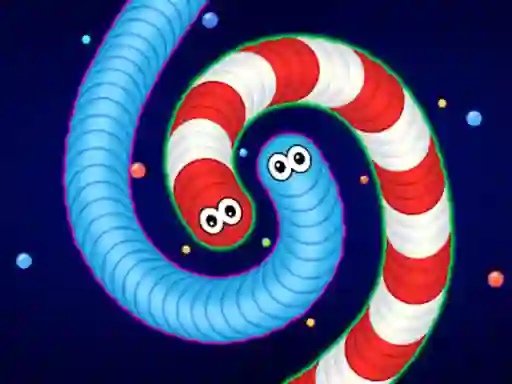Xogo Wormate multiplayer duel en liña