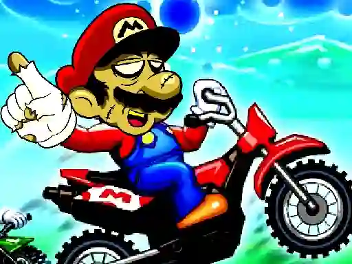 Xogo Super Mario Halloween Wheelie en liña