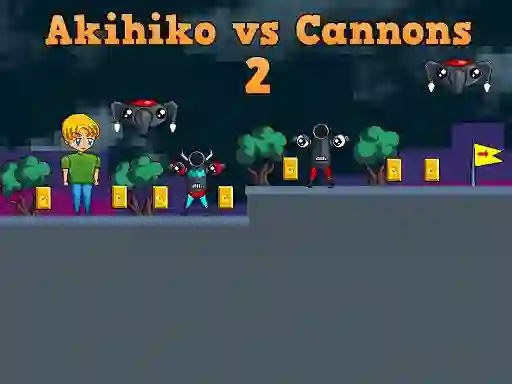 Xogo Akihiko vs Cannons 2 en liña