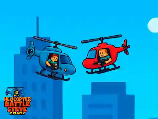 Xogo Helicopter Battle Steve 2 Player en liña