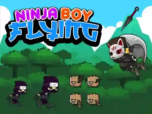 Xogo Ninja Boy Flying en liña