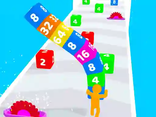 Xogo Cube Stack 2048 en liña