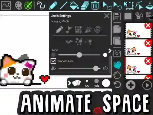 Xogo Animate Space en liña