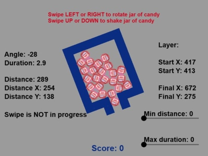 Xogo Candy Shake Shake Gravity Puzzle en liña