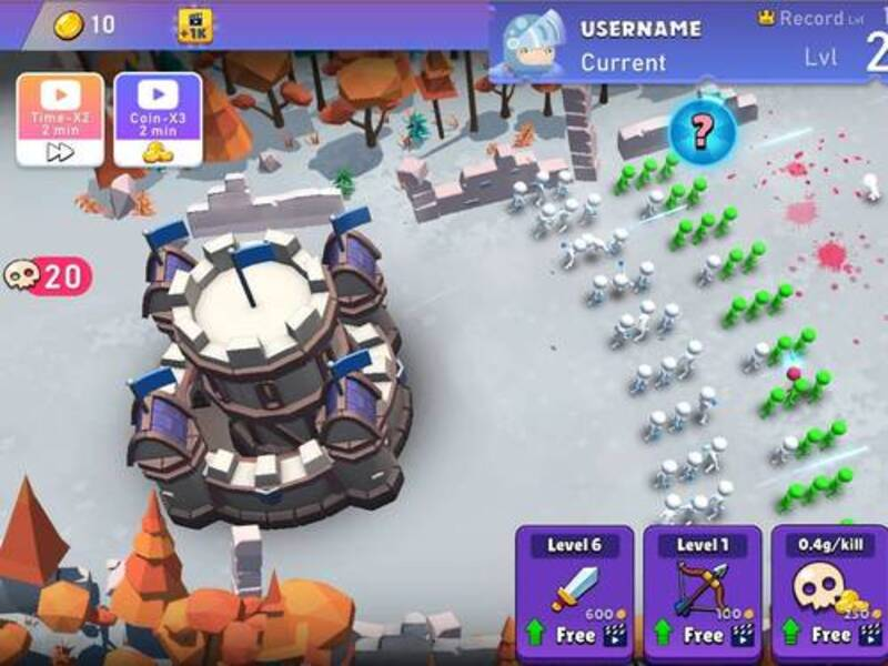Xogo Defensa dos rapaces de Stickman en liña