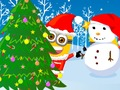 Xogo Minions Wars de bola de neve de Nadal en liña