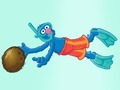 Xogo 123 Sesame Street: Fregadero subacuático ou Float  en liña