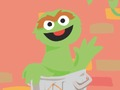 Xogo 123 Sesame Street: Lanzamento do lixo de Oscar  en liña