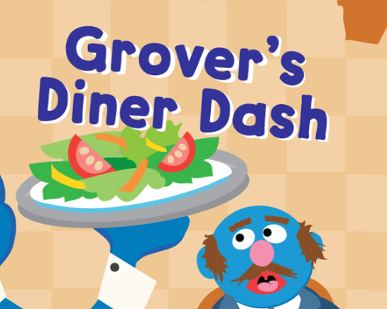 Xogo 123 Sesame Street: Diner Dash de Grover  en liña