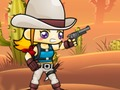 Xogo Cowgirl Shoot Zombies en liña