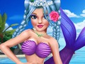 Xogo Princesa Mermaid Estilo de maquillaxe  en liña