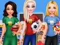 Xogo BFF Princess Vote for Football 2018 en liña