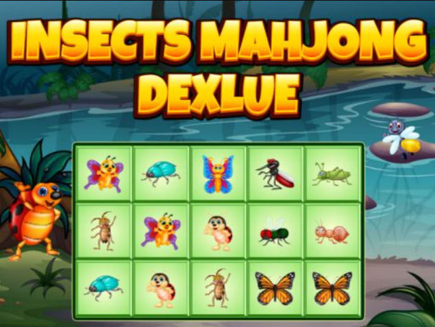 Xogo Insectos Mahjong Deluxe  en liña