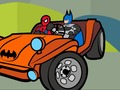 Xogo Libro para colorear de coches de superheroes  en liña