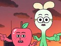Xogo Quiz de trivia de mazá e cebola en liña