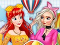 Xogo Princesas de moda e festival de globos  en liña