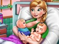 Xogo Nacemento de xemelgos da princesa de xeo  en liña