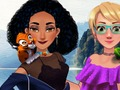Xogo Jasmine e Rapunzel no cámping  en liña