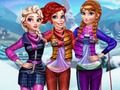 Xogo Nenas de moda de inverno  en liña