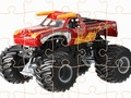 Xogo Monster Truck Jigsaw Challenge en liña