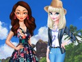 Xogo Terra contra Mar: Moana contra Elsa  en liña