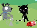 Xogo Artie o rato e os amigos: libro de adhesivos  en liña