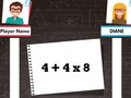 Xogo Trivia matemática en directo  en liña