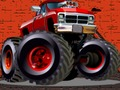 Xogo Crazy Monster Trucks Puzzle en liña