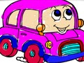 Xogo Volver á escola: Kids Car Coloring  en liña