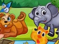Xogo Xogos de nenos de puzzle de animais en liña