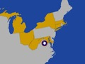 Xogo Quiz de mapas de Estados Unidos  en liña