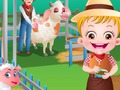 Xogo Excursión na granxa Baby Hazel  en liña