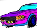 Xogo De volta á escola: GTA Cars Coloring  en liña