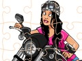 Xogo Jigsaw Crazy Bikers  en liña