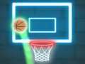 Xogo Desliza o neon de baloncesto  en liña