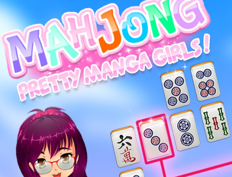 Xogo Mahjong bonitas de manga nenas en liña