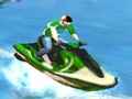 Xogo Motos extremos de carreira de auga en barco  en liña
