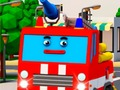 Xogo Jigsaw de camións de bombeiros  en liña