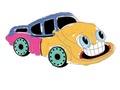 Xogo Funny Cars: Libro para colorear para nenos  en liña