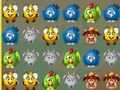 Xogo Os animais divertidos coinciden 3 en liña