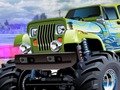 Xogo Monster Truck Praia Surfing en liña