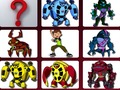 Xogo Ben 10: reto da memoria  en liña