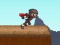Xogo Ninja correr dobre salto en liña