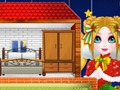 Xogo Casa das princesas de monicreques de Nadal  en liña