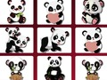 Xogo Lindo desafío da memoria Panda  en liña