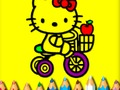 Xogo De volta á escola: Coloring Kitty Sweet  en liña