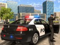Xogo Coche de policía de debuxos animados  en liña