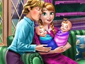Xogo Día da familia das princesas do xeo  en liña