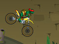 Xogo Ninja Bike de tartarugas  en liña